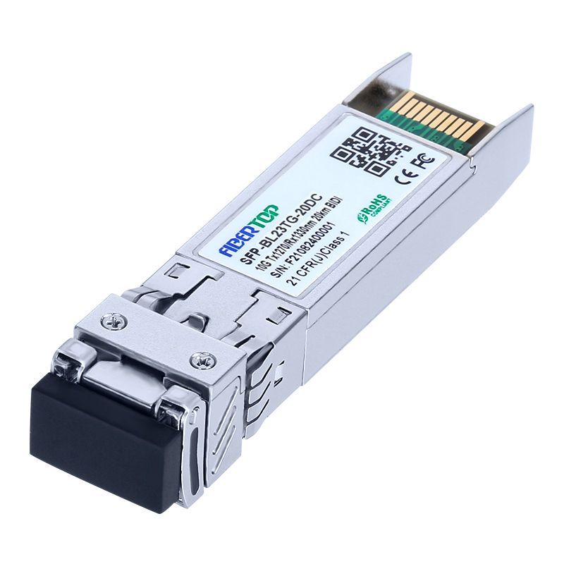 Modulo ricetrasmettitore DOM LC singolo compatibile HP® JL737A 10G BIDI SFP+ SMF 1270 nm/1330 nm Rx 20 km