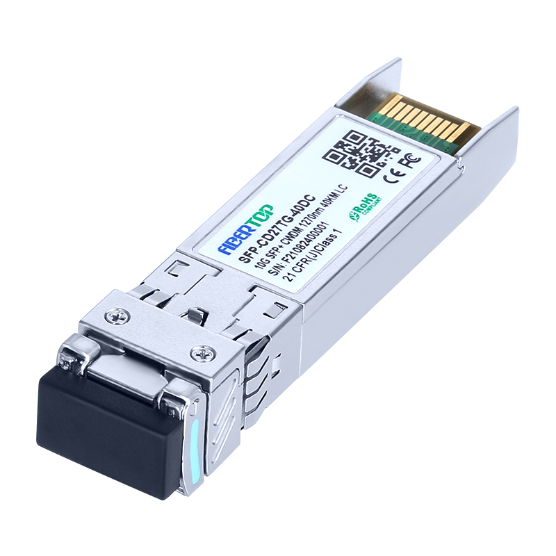 Cisco® CWDM-10G-1270-40 Compatibile 10GBase-CWDM SFP+ Transceiver SMF 1270nm 40km LC DOM