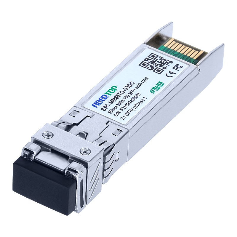 Modulo ricetrasmettitore DOM FIBERTOP 10G SR SFP+ con CDR MMF 850nm 300m LC DOM