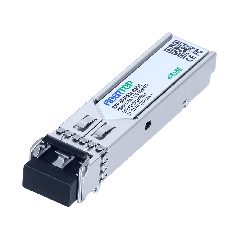 Ricetrasmettitore SFP 1000Base-SX compatibile Arista® SFP-1G-SX MMF 850nm 550m LC DOM