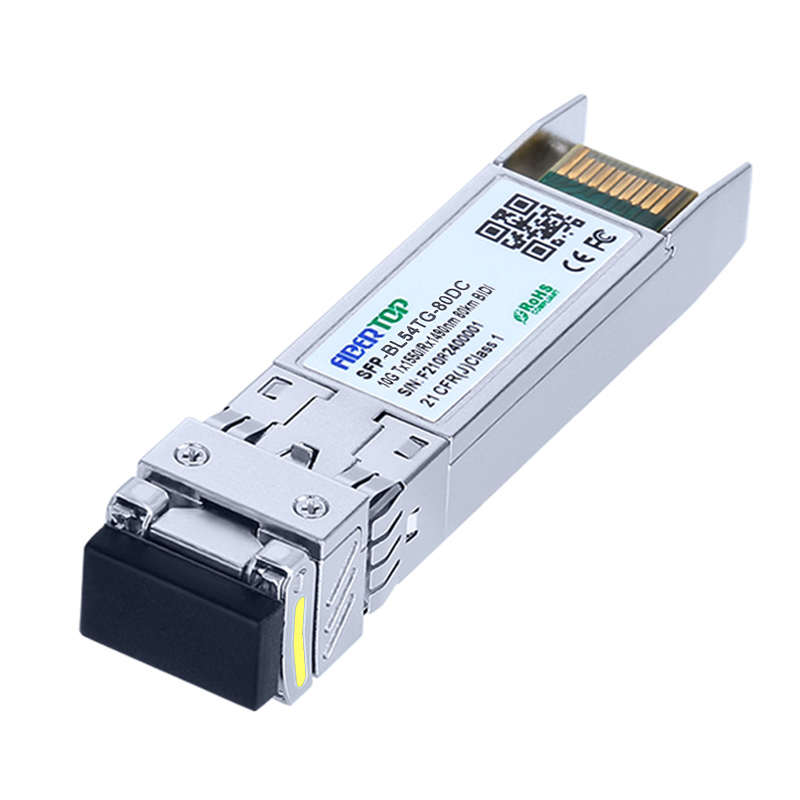 MikroTik® S+54LC80D Compatibile 10G BIDI 80km SFP+ Transceiver SMF 1550nm Tx/1490nm Rx Singolo LC DOM
