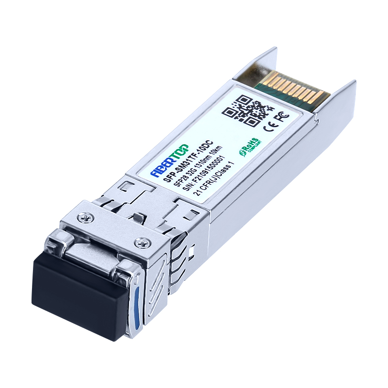 Q-logic SFP32-LR-SP-C Compatibile 32G Fibre Channel SFP28 Transceiver SMF 1330nm 10km LC DOM