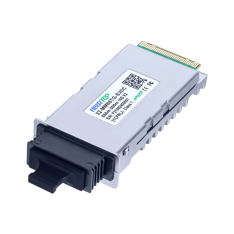 Q Logic X2-SW-01 Compatibile 10GBASE-SR X2 Transceiver MMF 850nm 300m Duplex SC DOM