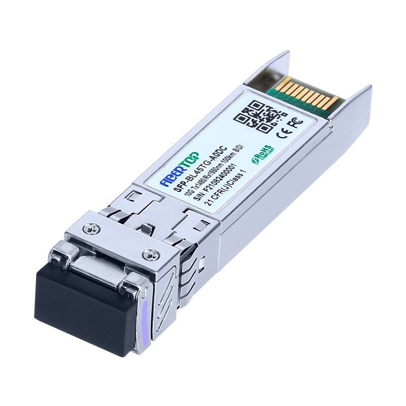 Brocade®10G-SFPP-BXU-100K Ricetrasmettitore SFP+ 10G BIDI 100 km SMF 1490 nm Tx/1550 nm Rx DOM LC singolo