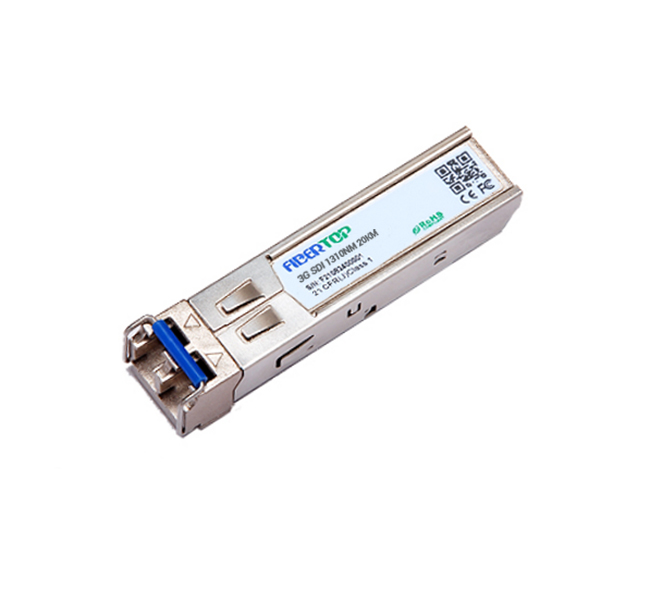 Ricetrasmettitore SFP video SDI FIBERTOP 3Gbps SMF 1310nm 20 km Doppio trasmettitore e ricevitore LC DOM per SD/HD/3G-SDI