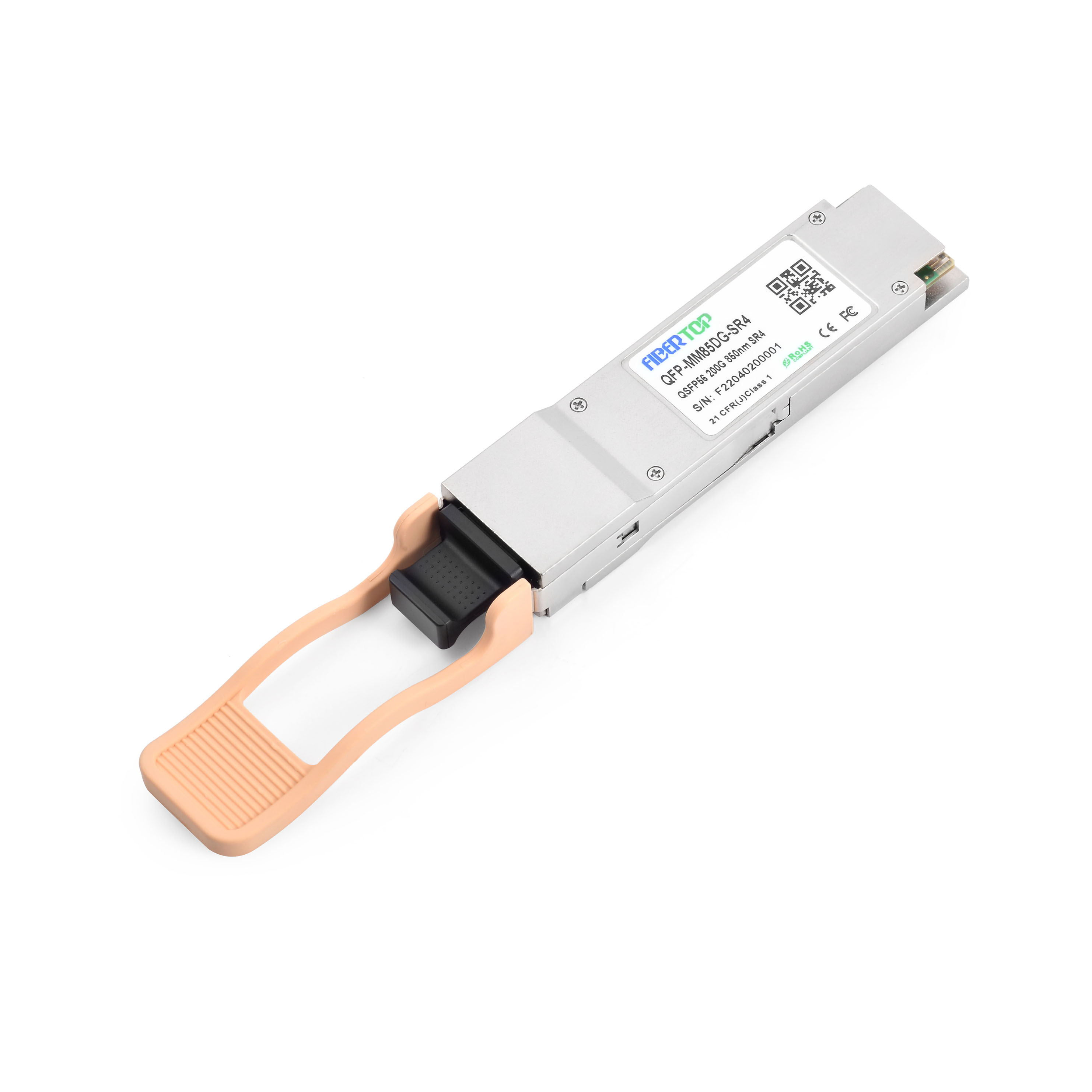 Per MELLANOX MMA1T00-HS compatibile 200 Gbps QSFP56 ricetrasmettitore multi modalità 100 m MPO