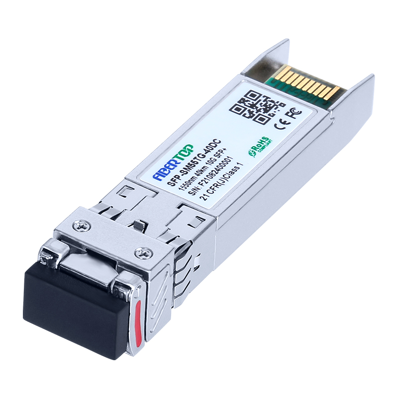 Ricetrasmettitore 10GBase-ER SFP+ compatibile Mellanox SMF 1550nm 40 km LC DOM