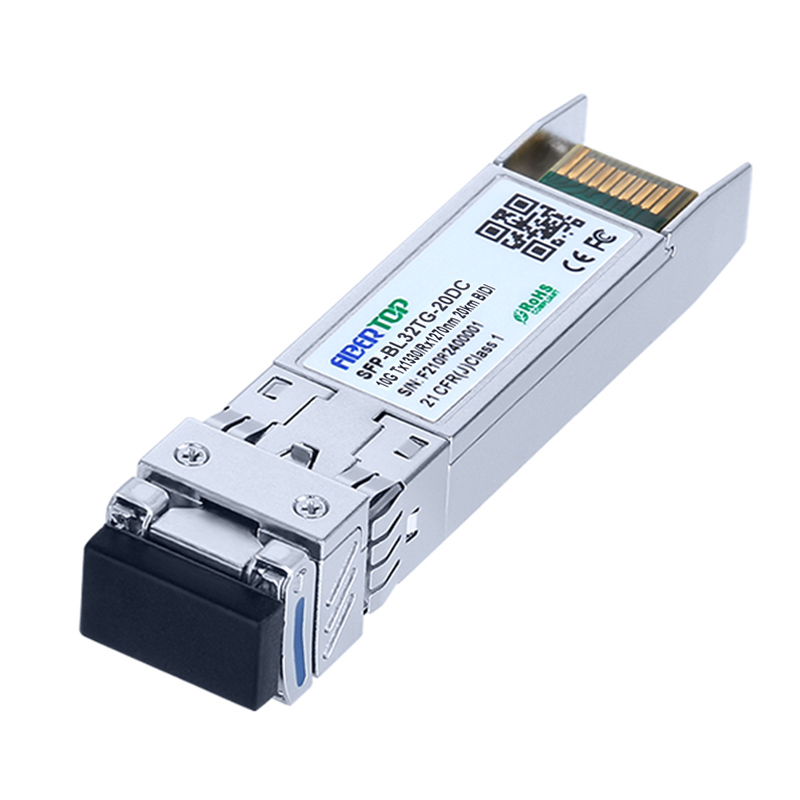Fortinet® FN-TRAN-SFP+BD33 compatibile 10G BIDI SFP+ SMF 1330nm Tx/1270nm Rx Modulo ricetrasmettitore DOM LC singolo da 20 km