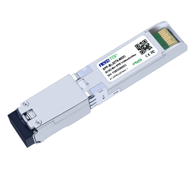 Ricetrasmettitore 25GBASE-ZR SFP28 25G BIDI 80 km Tx1310nm/Rx1270nm